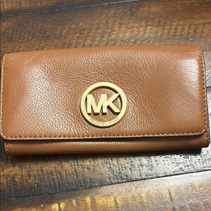 Michael Kors Brown Leather Wallet